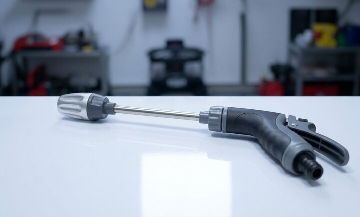 Jetterix pressure nozzle patio cleaning demonstration